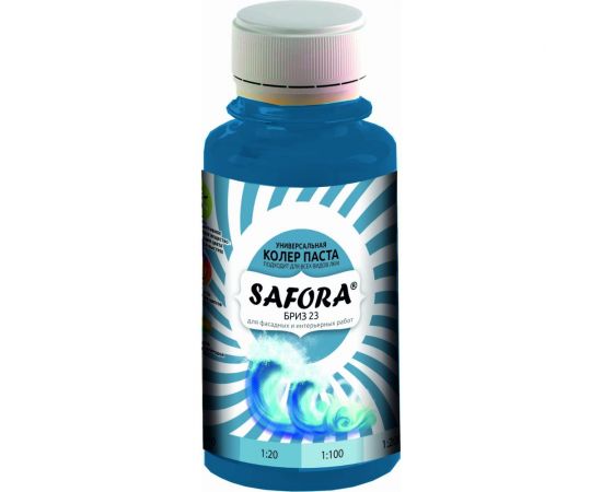 Колеровочная паста SAFORA бриз 100 мл 23 