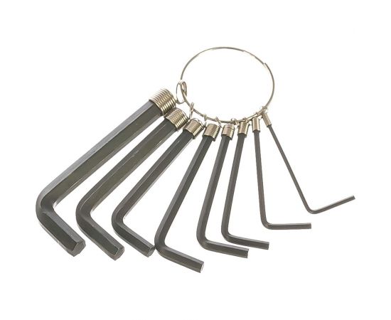 Ключи Hex набор на кольце 1.5-6 мм, 8 шт. КУРС 64171 