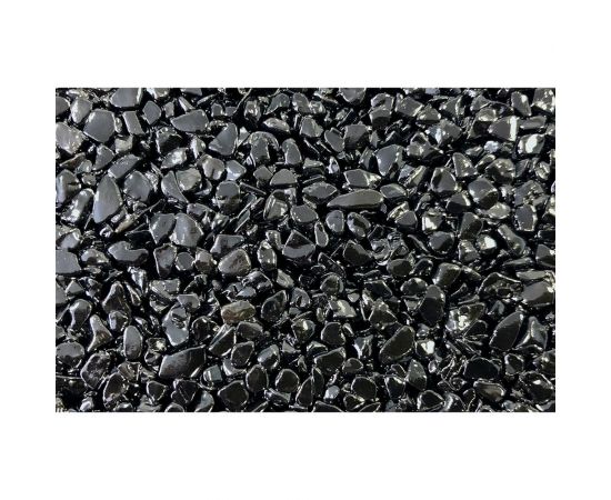 Каменный ковер - декоративное покрытие Kitstone цвет Caviar 1810101 