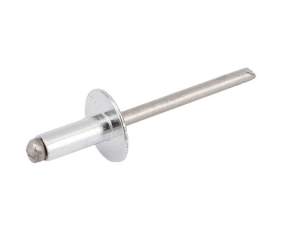 Вытяжная заклепка Фиксар алюминий/нержавейка, 5x12 мм, К14, увеличенный бортик, 250 шт. 1002301145012 