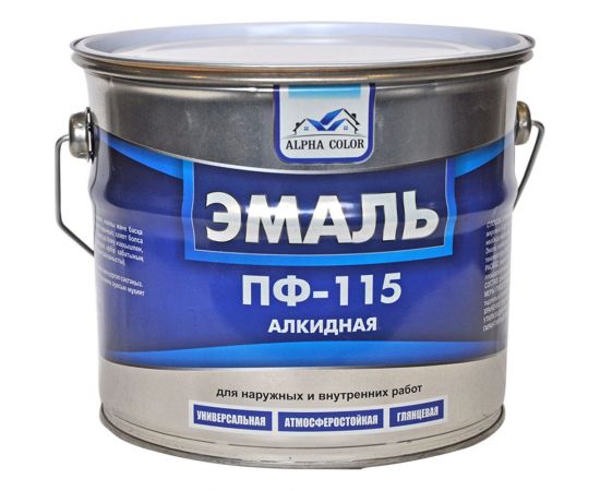 Эмаль Царицынские краски Alpha Color ПФ 115, бежевая, 3.2 кг 34610 