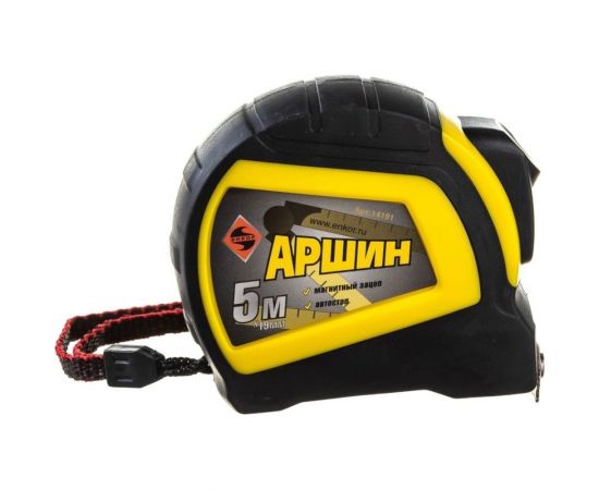 Рулетка Энкор 3 м АРШИН автостоп с магнитным зацепом 14190 – изображение 3