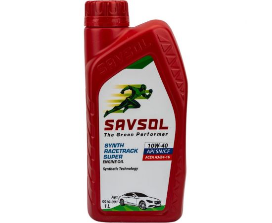 Синтетическое моторное масло SAVSOL SSS 10W-40 ACEA A3/B4-12 API SN/CF, 1 л SS10-001 – изображение 4