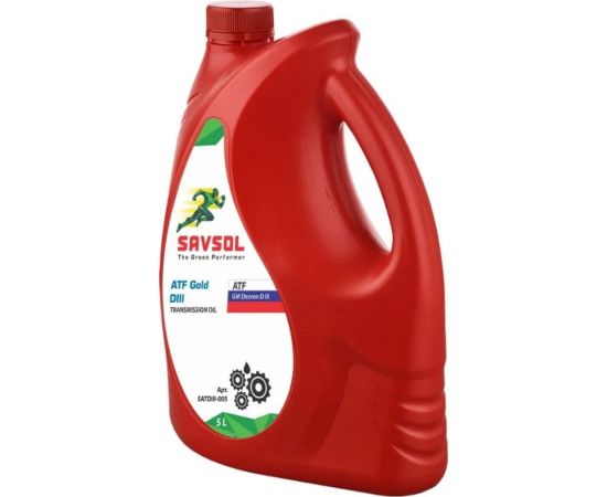 Жидкость для автоматических трансмиссий SAVSOL ATF Gold DIII GM минеральная, 5 л SATDIII-005 – изображение 2