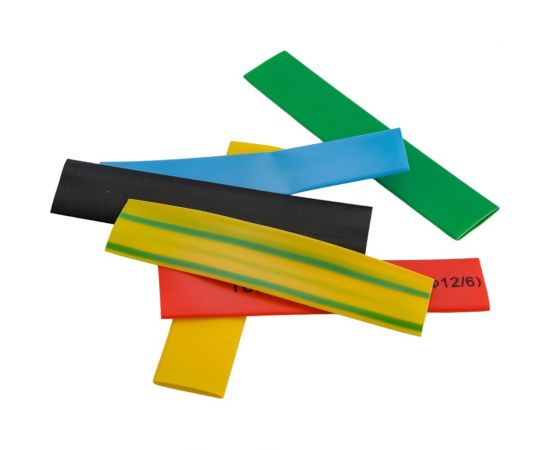 Термоусаживаемая трубка HLT 12,6 ТУТ набор: 7 цветов по 3шт. 100мм. упаковка 21шт. 084-15-155 4630076444833 – изображение 5