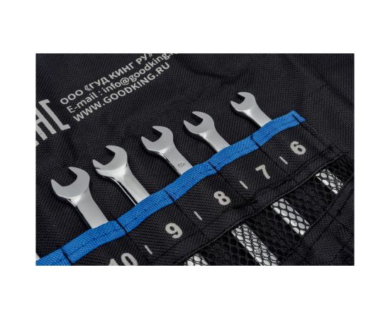 Набор рожково-накидных ключей GOODKING 18 предметов KRN-10020 – изображение 8