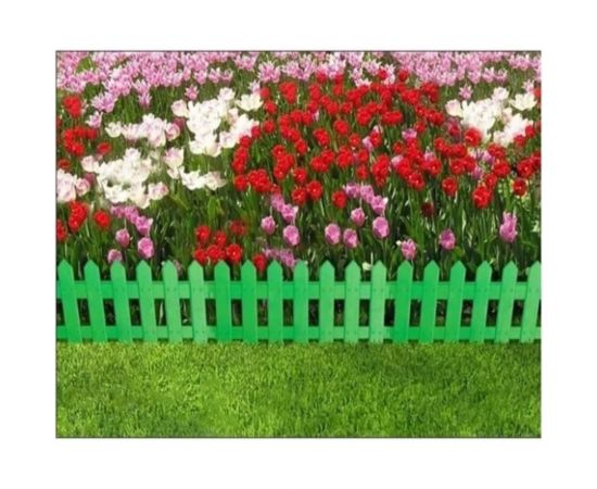 Садовое ограждение МАСТЕРСАД Палисадник салатовое ПЛСД-зел – изображение 2