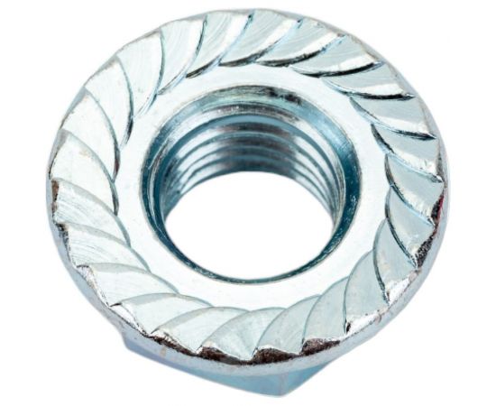 Гайка с фланцем STARFIX М12, цинк, класс прочности 6, DIN 6923, 25 шт. SMP2-66047-25 – изображение 3