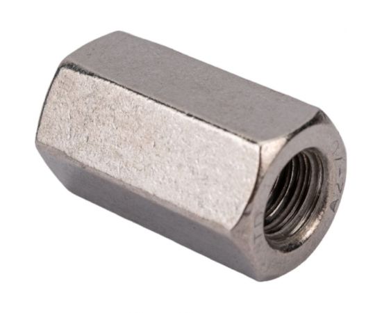 Гайка DINFIX DIN6334 (соединительная\удлиняющая) А2 нерж., М10, 1 шт. 00-00003268 – изображение 4