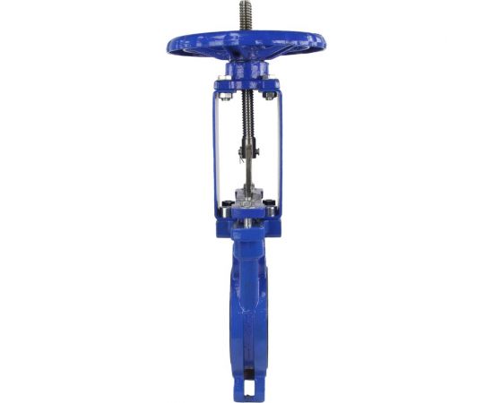 Шиберная задвижка DN.ru ножевая GGG40-SS304-NBR-2W Ду150 Ру10, двухсторонняя, штурвал D040-03168 – изображение 6