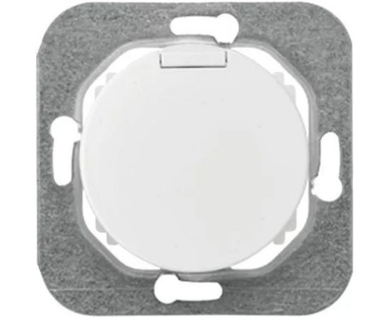 Механизм 1-местной розетки Bylectrica СУ с с заземлением, с крышкой, серия ПРОВАНС, белый, РС16-1412 – изображение 2