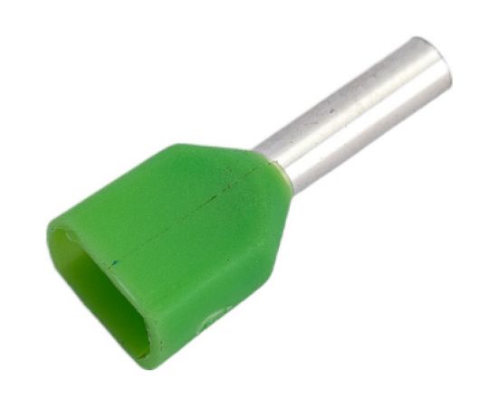 Двойной изолированный наконечник-гильза HLT Ншви2 1.0-8 мм зеленый упаковка 100 шт 084-04-62,084-04-062 4670042794296 – изображение 5