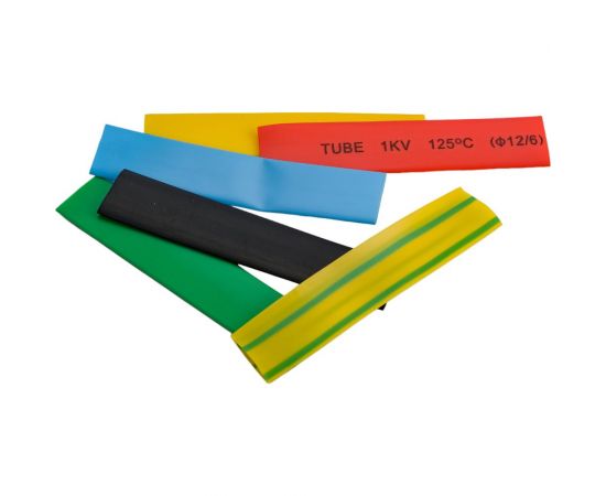 Термоусаживаемая трубка HLT 12,6 ТУТ набор: 7 цветов по 3шт. 100мм. упаковка 21шт. 084-15-155 4630076444833 – изображение 4