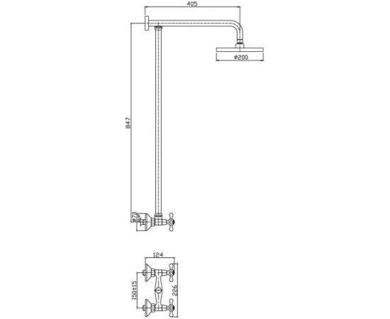 Смеситель для душа Haiba HB2413 – изображение 2