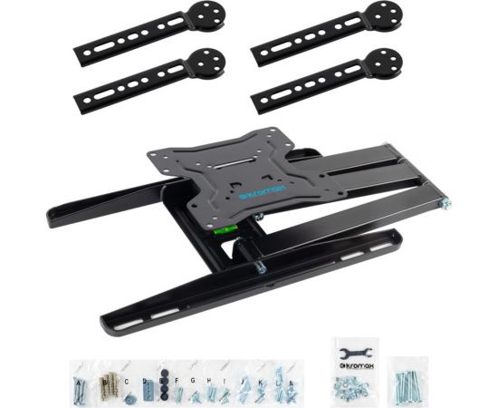 TV кронштейн Kromax DIX 19 black 20260 – изображение 10