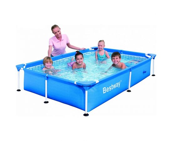 Каркасный бассейн BestWay 221х150х43 см, прямоугольный 56401 BW 004871 – изображение 2