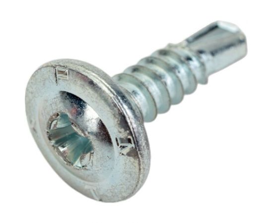 Саморезы КРУТ 4.2x16 мм, прессшайба, сверло, 1 кг, 490 шт. 4687203297596 – изображение 4