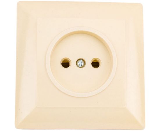 Розетка ООО Ливны-Электро РС 10-008, слоновая кость РСф 821 – изображение 4