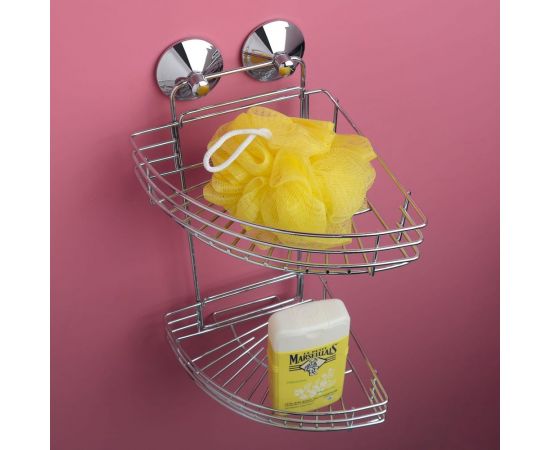 Настенная угловая полка VERRAN Real 2 яруса 285-04 – изображение 2