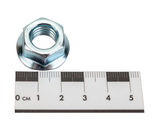Гайка с фланцем STARFIX М12, цинк, класс прочности 6, DIN 6923, 25 шт. SMP2-66047-25 – изображение 2