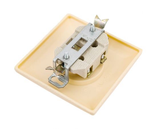 Розетка ООО Ливны-Электро РС 10-008, слоновая кость РСф 821 – изображение 3