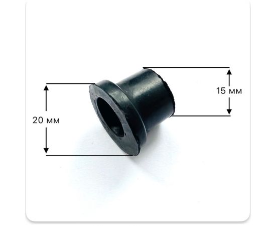 Стартовый кран 8 мм для трубки 16 мм Профитт с уплотнительной резинкой 1892501 – изображение 2