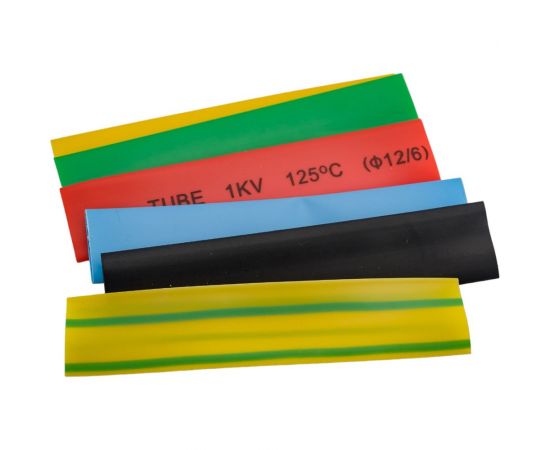 Термоусаживаемая трубка HLT 12,6 ТУТ набор: 7 цветов по 3шт. 100мм. упаковка 21шт. 084-15-155 4630076444833 – изображение 3