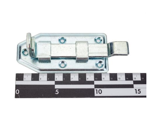Запорный ригельный засов VORMANN 120х56х2 мм, оцинкованный 00106 120 Z – изображение 2