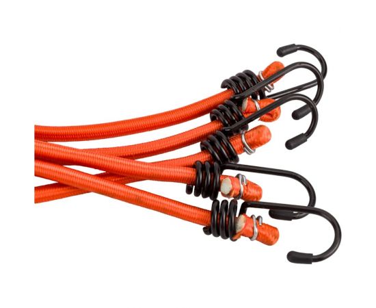 Набор резинок-стяжек AIRLINE 10 шт., 100 см, D-8 мм, металлические крючки AS-R-17 – изображение 2