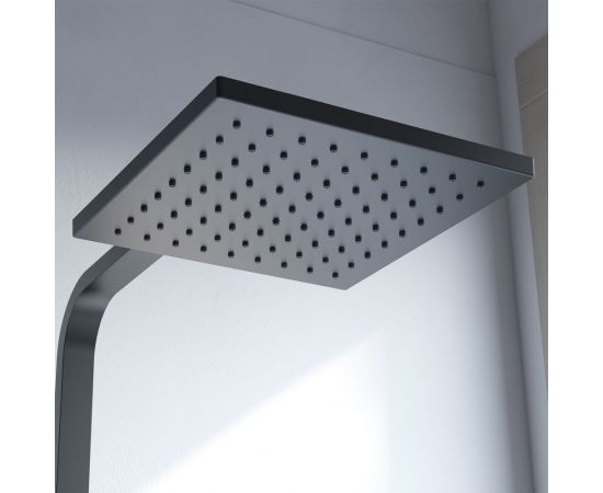 Смеситель с верхним душем IDDIS Bild черный BILBL1Fi06 – изображение 3