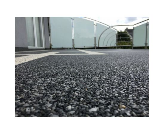 Каменный ковер - декоративное покрытие Kitstone цвет Caviar 1810101 – изображение 3