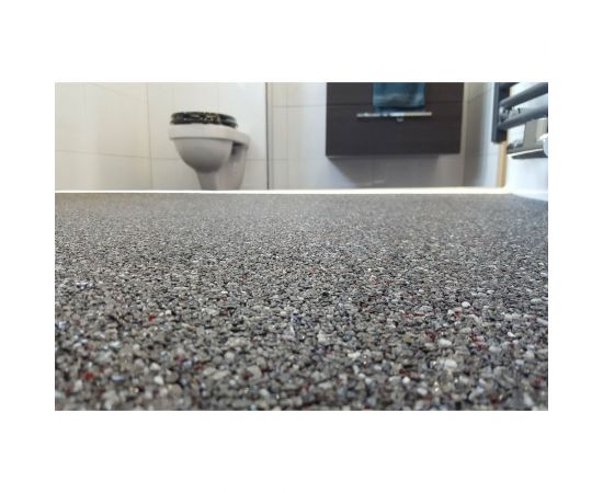 Каменный ковер - декоративное покрытие Kitstone цвет Caviar 1810101 – изображение 2