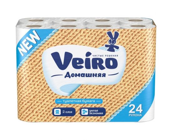 Туалетная ролевая бумага VEIRO Домашняя 1С224 