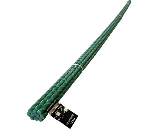 Садовая стеклопластиковая опора для подвязки растений Арматура Композит 12 мм, 10 шт., длина 2 м 4660228920526 