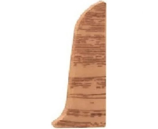 Заглушка для плинтуса Центурион Lider 301-зл (62 мм; левая; глянец; дуб светло-коричневый) 71399 