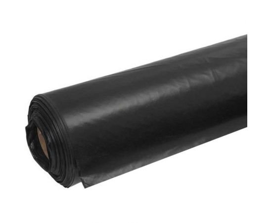 Техническая полиэтиленовая пленка Izoway черная, рукав 6/150 мкм, 1500 мм, 100 м 13066 
