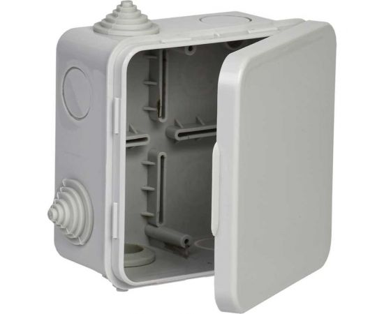 Распаячная коробка IEK км41256 100x100x50мм о/к ip54 8 вв. (7035) UKO31-100-100-050-K03-54 