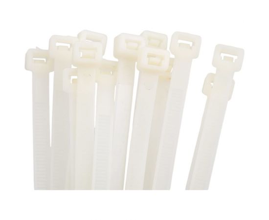 Кабельные стяжки Nord-Yada нейлоновые, 9.0х760 мм, белые, 100 шт. 902060 