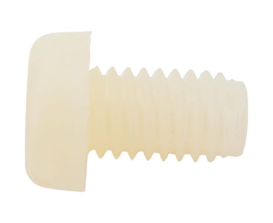 Винт с цилиндрической головкой со шлицем DINFIX DIN 84, полиамид (пластик), М6x10, 25 шт. 00-00001262 