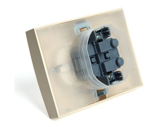 2-местная розетка STEKKER с заземлением, с крышкой, pst16-9015-02, 250в, 16а, серия эрна, слоновая кость, 49137 – изображение 5