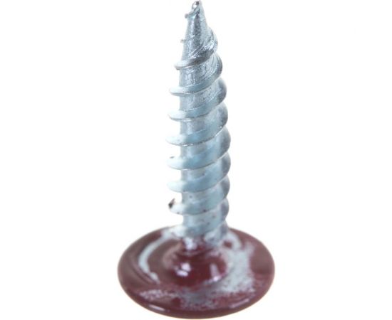 Прессшайба Качественный КРЕПЕЖ 4.2х19 мм, красное вино RAL 3005, острая, 220 шт 0200239 КЧ – изображение 5