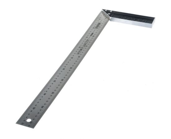 Cтолярный угольник STAYER Stabil с нержавеющим полотном, 500 мм 3431-50 – изображение 4