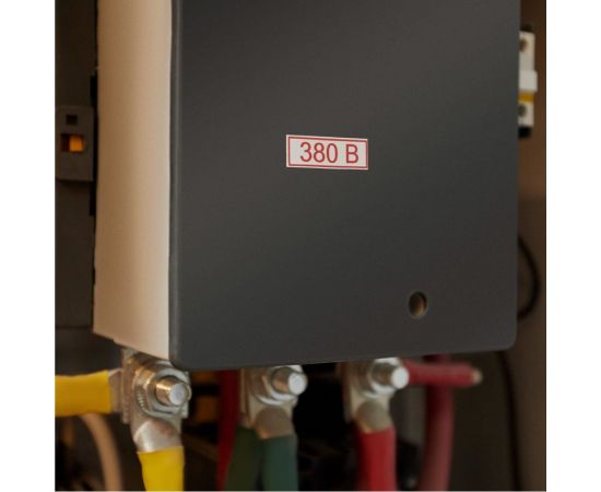 Наклейка знак электробезопасности 380В REXANT 10x30 мм 210 шт 56-0008 – изображение 3