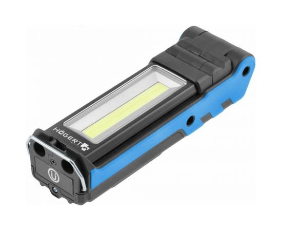 Светодиодный раскладной фонарь HOEGERT TECHNIK 400 люмен, магнит, USB HT1E407 – изображение 5