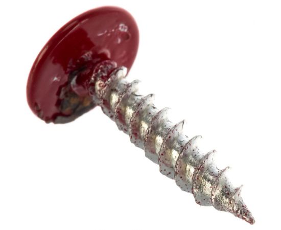 Прессшайба Качественный КРЕПЕЖ 4.2х19 мм, красно-коричневый RAL 3011, острая, 250 шт 0300243 КЧ – изображение 4