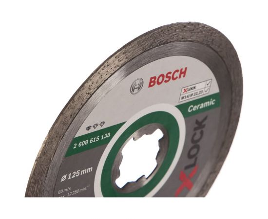Диск алмазный Standard for Ceramic X-LOCK (125х22.2 мм) Bosch 2608615138 – изображение 3