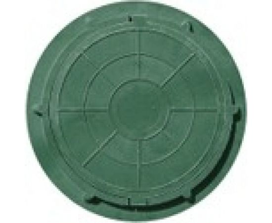Ревизионный люк Neoкомпозит ППК тип ""ЛМ"" (легкий малый) d-580, до 1.5 т, зеленый Л-580 1,5т З – изображение 3