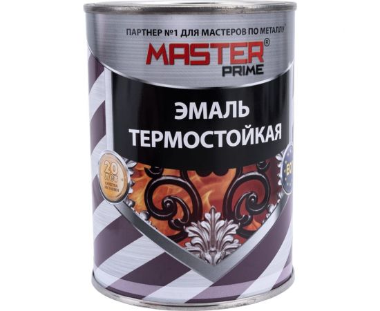 Термостойкая эмаль Master Prime белый, 0.8 кг 4300006840 – изображение 5