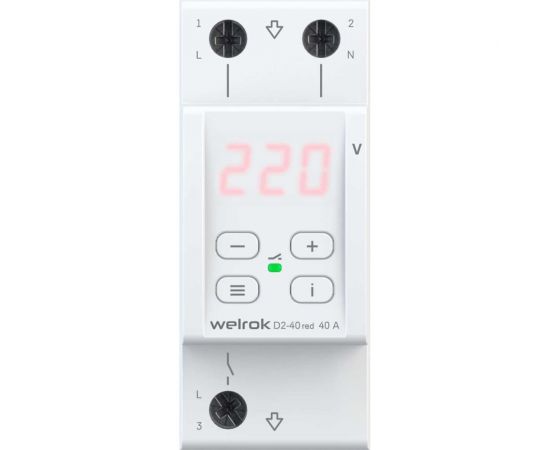 Реле напряжения Welrok d2-40 red 4660251140083 – изображение 11