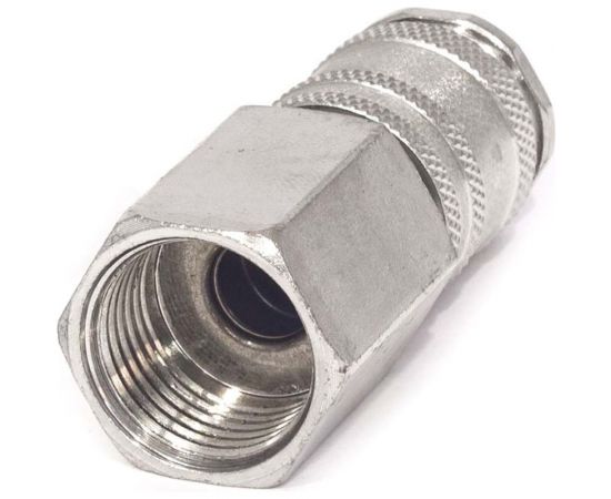 Пневморозетка быстроразъёмная универсальная с внутренней резьбой 1/2 (М 1/2В) PI TOOLS 7570 – изображение 2